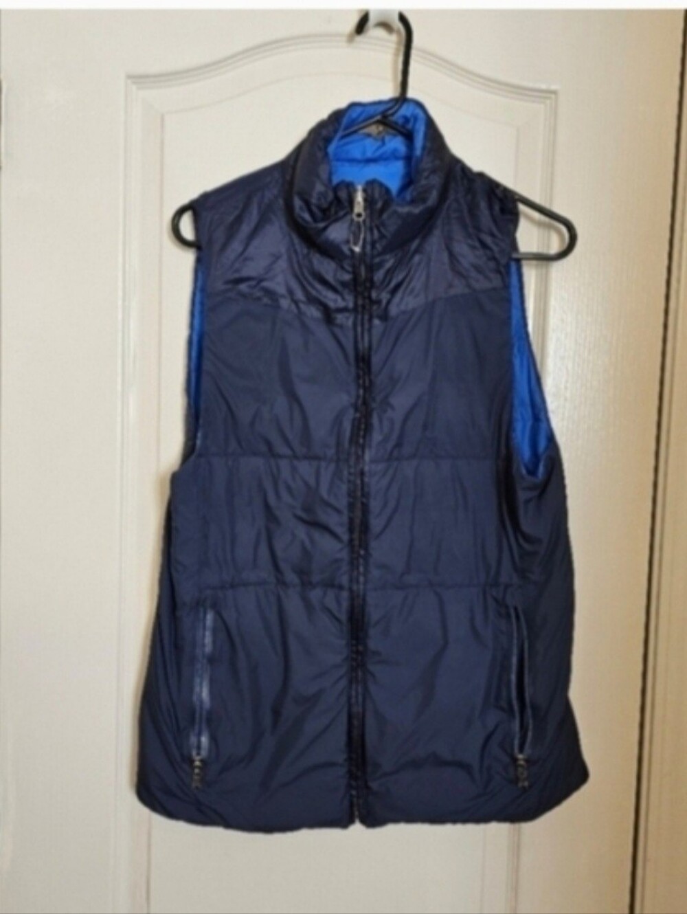 lululemon athletica Navy Blue Reversible Puffer Vest Sz S